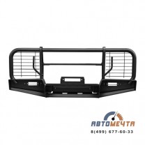 Передний силовой бампер УАЗ Хантер Трофи Максима с площадкой лебёдки, Стандарт и лифт до 50 мм-3