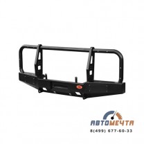 Передний силовой бампер УАЗ Хантер Трофи База с площадкой лебёдки, лифт 65 мм-1