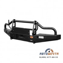 Передний силовой бампер УАЗ Буханка (Трофи Дуга малая Максима с площадкой лебедки)-1 Передний силовой бампер УАЗ Буханка (Трофи Дуга малая Максима с площадкой лебедки)-1