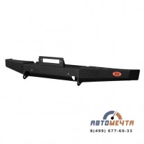 Передний силовой бампер УАЗ Буханка (Трофи Эконом с площадкой лебедки)-0 Передний силовой бампер УАЗ Буханка (Трофи Эконом с площадкой лебедки)-0