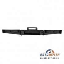 Передний силовой бампер УАЗ Буханка (Трофи Эконом с площадкой лебедки)-2 Передний силовой бампер УАЗ Буханка (Трофи Эконом с площадкой лебедки)-2