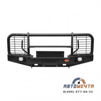 Передний силовой бампер УАЗ Хантер Трофи Максима с площадкой лебёдки, лифт 65 мм-0