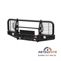 Передний силовой бампер УАЗ Хантер Трофи Максима с площадкой лебёдки, лифт 65 мм-1