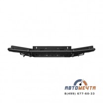 Передний силовой бампер УАЗ Хантер Трофи Максима с площадкой лебёдки, лифт 65 мм-4