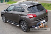 Защита заднего бампера на Peugeot 4008-2