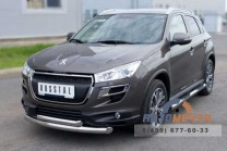 Защита переднего бампера для Peugeot 4008-2