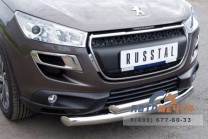 Защита переднего бампера для Peugeot 4008-1