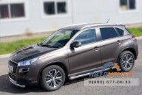 Защита переднего бампера на Peugeot 4008-3