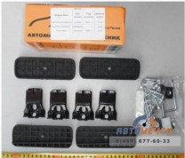 Поперечины (багажник) Аэро со специальными адаптерами для LADA XRAY -3