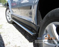 Пороги Шкода Йети, d75х42 мм, овал-0