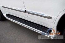 Пороги труба для Lexus LX 570 d42 мм-3