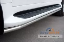 Пороги труба для Lexus LX 570 d42 мм