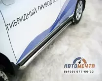 Пороги на Lexus RX 270/350/450h 2009-2012, нерж