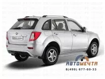 Защита порогов с алюм. площадкой Ø51мм LIFAN X60 2012- Пороги с алюм. площадкой LIFAN X60 2012-