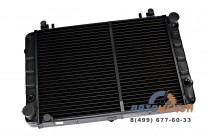 Радиатор охлаждения УАЗ Патриот под кондиционер 2-х рядный медный (Оренбург)