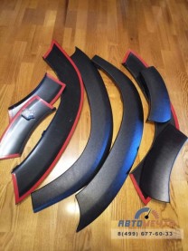 Расширители колесных арок Рено Дастер (комплект ОффРоад) по 2015-5