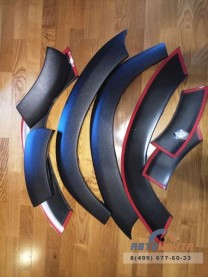 Расширители колесных арок Рено Дастер (комплект ОффРоад) по 2015-4