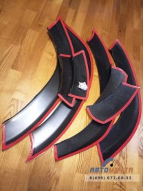 Расширители колесных арок Рено Дастер (комплект ОффРоад) по 2015-3