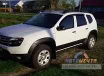 Расширители колесных арок Рено Дастер с молдингами (ОффРоад) комплектом по 2015