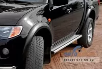 Пластиковые расширители колесных арок Митсубиши Л-200