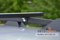 Рейлинги с поперечинами из алюминия 1,35 