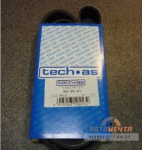 Ремень привода агрегатов 6PK1275 TECH-AS УАЗ Патриот ЕВРО-3 дв. 409 без кондиц. 