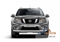 Защита переднего бампера одинарная 63 мм НПС Рено Дастер 2012-2020 / Nissan Terrano с 2014-2 Защита переднего бампера одинарная 63 мм НПС Рено Дастер 2012-2020 / Nissan Terrano с 2014-2