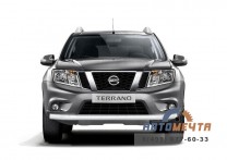 Защита переднего бампера одинарная 63 мм ППК Рено Дастер 2012-2020 / Nissan Terrano с 2014-2 Защита переднего бампера одинарная 63 мм ППК Рено Дастер 2012-2020 / Nissan Terrano с 2014-2