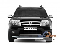 Защита переднего бампера одинарная 63 мм ППК Рено Дастер 2012-2020 / Nissan Terrano с 2014-1 Защита переднего бампера одинарная 63 мм ППК Рено Дастер 2012-2020 / Nissan Terrano с 2014-1