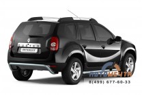 Защита заднего бампера Дуга 51 мм ППК Рено Дастер 2012-2020 / Nissan Terrano с 2014-1