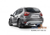 Защита заднего бампера Дуга 51 мм ППК Рено Дастер 2012-2020 / Nissan Terrano с 2014-3