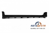 Защита порогов (черное тиснение) Чистые штаны (ABS) Рено Дастер 2012--3