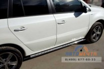 Защита порогов для Renault Koleos 2012--3