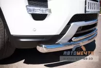 Защита переднего бампера для Renault Koleos 2012-, d63/42 мм Защита переднего бампера для Renault Koleos 2012-