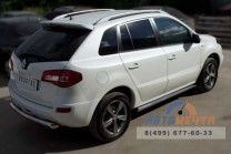 Пороги для Renault Koleos 2012-, (труба), d63 мм, сферические наконечники-1 Пороги для Renault Koleos 2012-, нержавейка-1