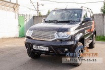 Решетка радиатора Патриот-2015 нержавейка -1