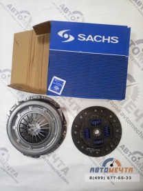Сцепление на УАЗ, ГАЗ дв. ЗМЗ 406, 409, 514 усиленное (тонкий вал, SACHS)-1