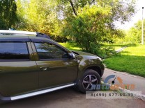 Шторки каркасные магнитные на задние окна (2 шт) Рено Дастер / Ниссан Террано-1