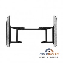 Силовые пороги для УАЗ Хантер (Кузов Стандарт)-2