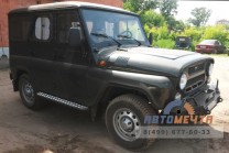 Силовые пороги для УАЗ Хантер (Кузов Стандарт)-8