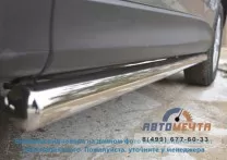 Пороги на Skoda Yeti, нерж