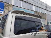 Спойлер (козырек) непродувной ПРИМА на УАЗ Патриот в Цвет кузова -6