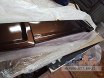 Спойлер (козырек) непродувной ПРИМА на УАЗ Патриот НЕОКРАС-4