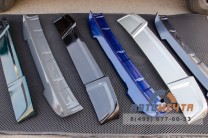 Спойлер (козырек) непродувной ПРИМА на УАЗ Патриот в Цвет кузова -5