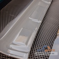 Спойлер (козырек) непродувной ПРИМА на УАЗ Патриот в Цвет кузова -3