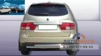 Защита заднего бампера на Ssang Yong Kyron
