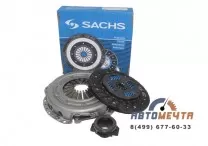 Сцепление усиленное дв. ЗМЗ-406, 409, Cummins на УАЗ Патриот, Газель Бизнес, Газель NEXT (тонкий вал) SACHS Сцепление усиленное дв. ЗМЗ-406, 409, Cummins на УАЗ Патриот, Газель Бизнес, Газель NEXT (тонкий вал) SACHS