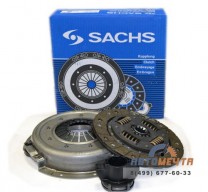 Сцепление на УАЗ, ГАЗ дв. ЗМЗ 406, 409, 514 усиленное (тонкий вал, SACHS)