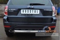 Защита заднего бампера для Subaru Forester 2008--3