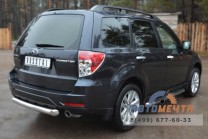 Защита заднего бампера для Subaru Forester 2008--1